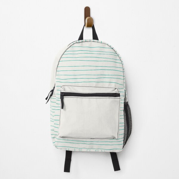 Item preview, Hand Striped Cream Turquoise designed and sold by Miss Striped.