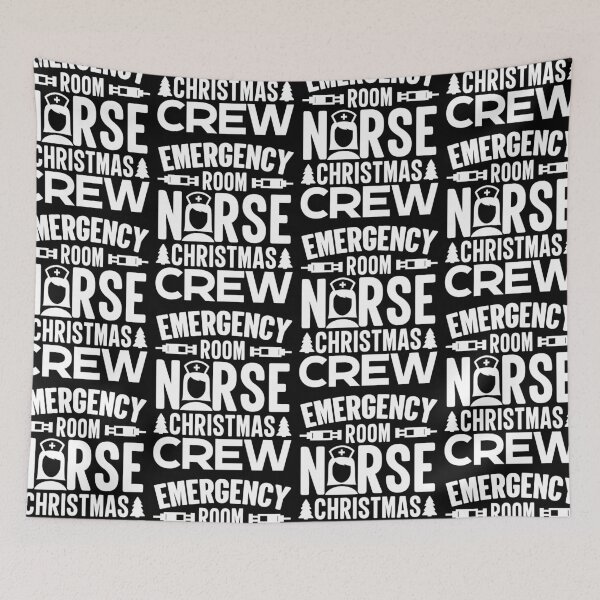 Item preview, Emergency Room Nurse Christmas Crew | ICU Hospital ER designed and sold by GravitiTees.