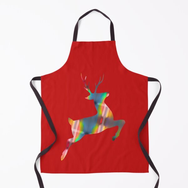 Item preview, Happy Holidays Colorful Abstract Reindeer designed and sold by ScienceSource.