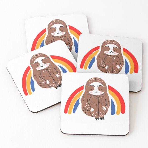 Item preview, rainbow sloths art designed and sold by zanbo.