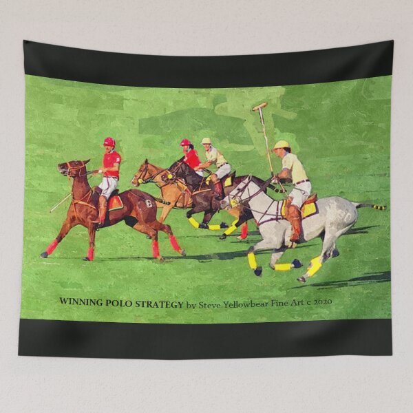 Item preview, WINNING POLO STRATEGY C2020 by Steve Yellowbear Fine Art designed and sold by SteveYellowbear.