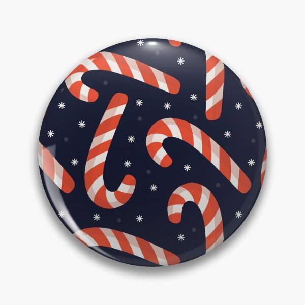 Item preview, Christmas Candy Canes Pattern (Midnight Blue) designed and sold by HeraAndKosmos.