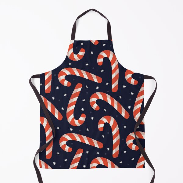 Item preview, Christmas Candy Canes Pattern (Midnight Blue) designed and sold by HeraAndKosmos.