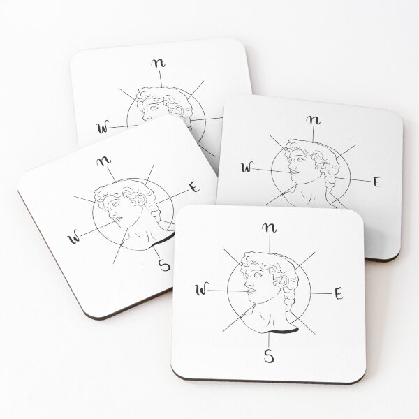 Item preview, David Greek Statue Compass Rose designed and sold by BCCOLLECTION.