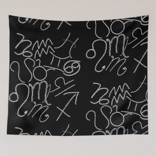 Item preview, The Zodiac Signs(black and white)  designed and sold by Dude 4U.
