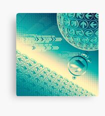 arrow motion with Business background Canvas Print