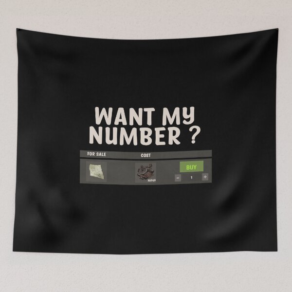 Item preview, Funny you want my number Rust note on a vending machine designed and sold by Th3 Merch.