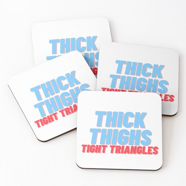 Item preview, Thick Thighs Tight Triangles designed and sold by ThisPlanetSucks.