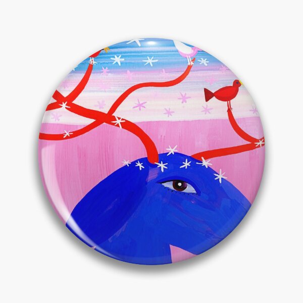 Item preview, Reindeer with Birds on its Antlers designed and sold by ScienceSource.