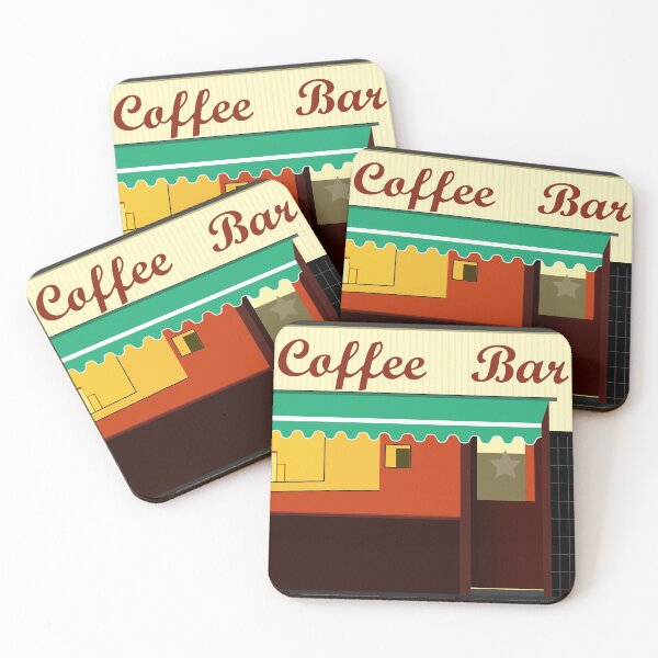 Item preview, Coffee Bar digital painting designed and sold by Katy Hinkley.