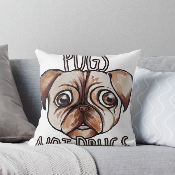 Item preview, Pugs no drogas designed and sold by FrictionMaxxing.