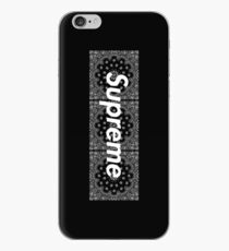 Supreme Black Bandana Media Cases, Pillows, and More. iPhone Case