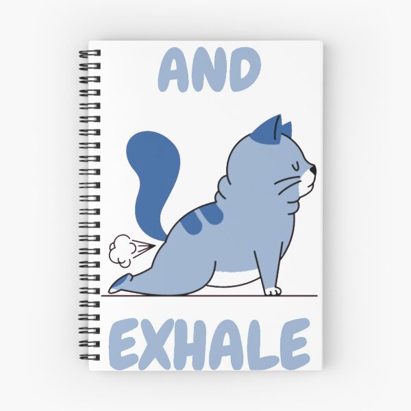 Item preview, exhale cat happy funny cat post designed and sold by mlnana.