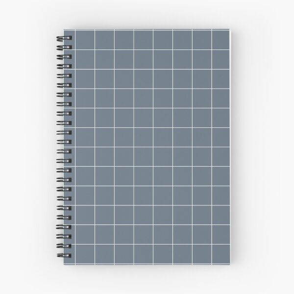 Item preview, Windowpane Check Grid (white and slate gray/blue) designed and sold by Design Minds Boutique.