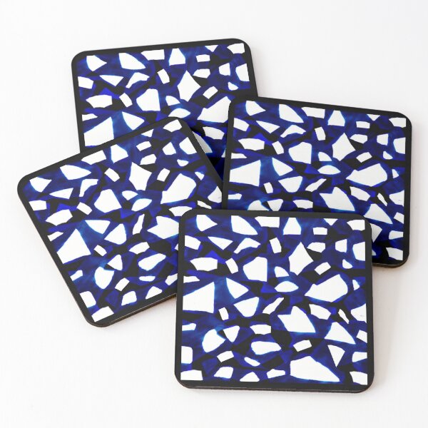 Item preview, Blue Black And Shattered White designed and sold by Mark Jesus-Allen.