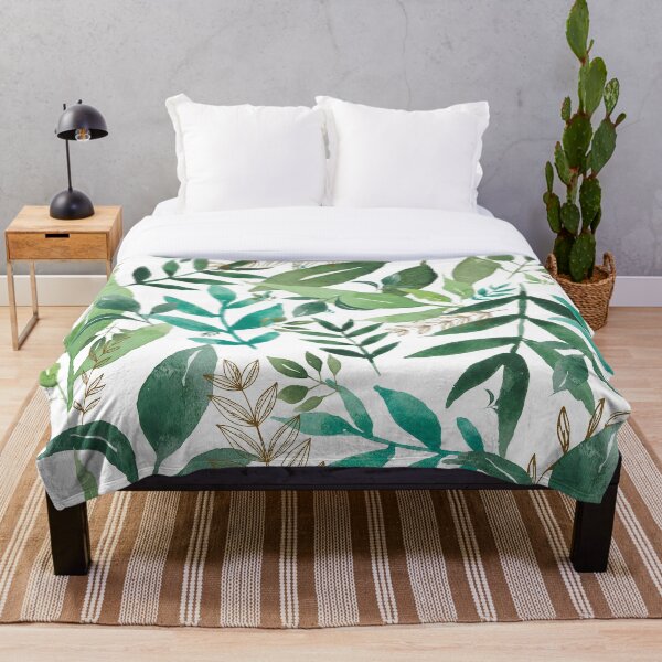 Item preview, Green, Blue and Brown Leaves Pattern designed and sold by pajicm.