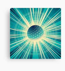 Abstract colorful business finance background Canvas Print