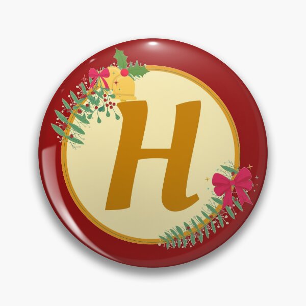 Item preview, Christmas initial Monogram letter H designed and sold by crikz.
