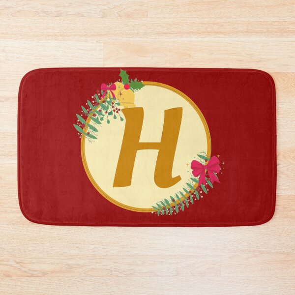 Item preview, Christmas initial Monogram letter H designed and sold by crikz.