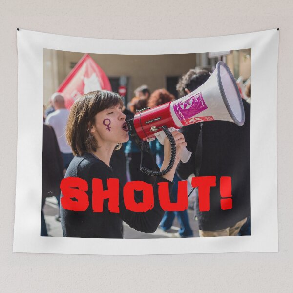Item preview, Shout! Red designed and sold by StephenPower.