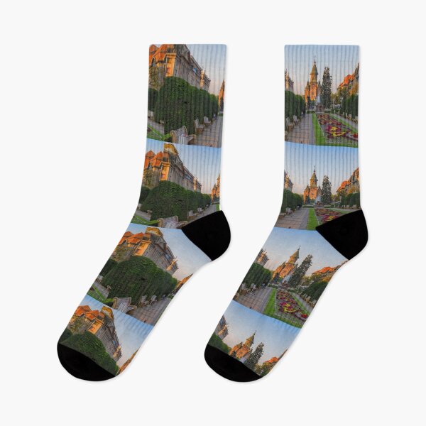 Item preview, Romania. Timișoara. Victory Square. Cathedral in the Morning. designed and sold by vadim19.
