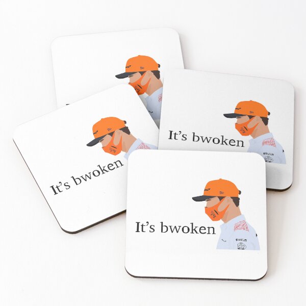 Item preview, Lando Norris it's bwoken quote designed and sold by royaldutchness.
