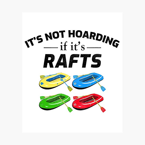 Item preview, Rafting Team Raft White Water Rafter Paddle Gift designed and sold by TastefulTees.