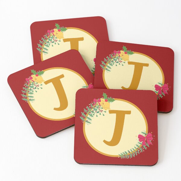 Item preview, Christmas initial Monogram letter J designed and sold by crikz.