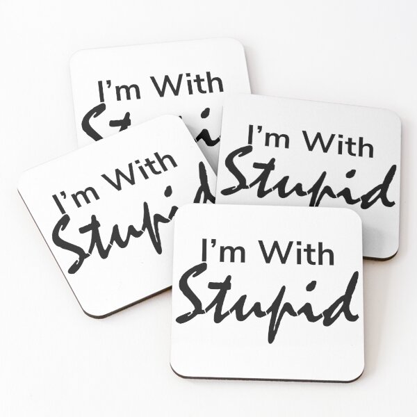 Item preview, I'm With Stupid designed and sold by Rubab Designs.