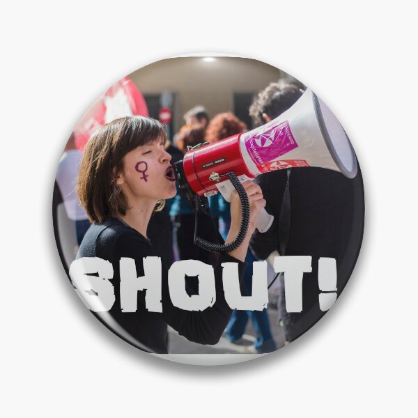 Item preview, Shout! White designed and sold by StephenPower.