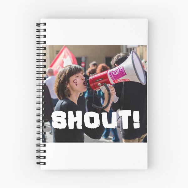 Item preview, Shout! White designed and sold by StephenPower.