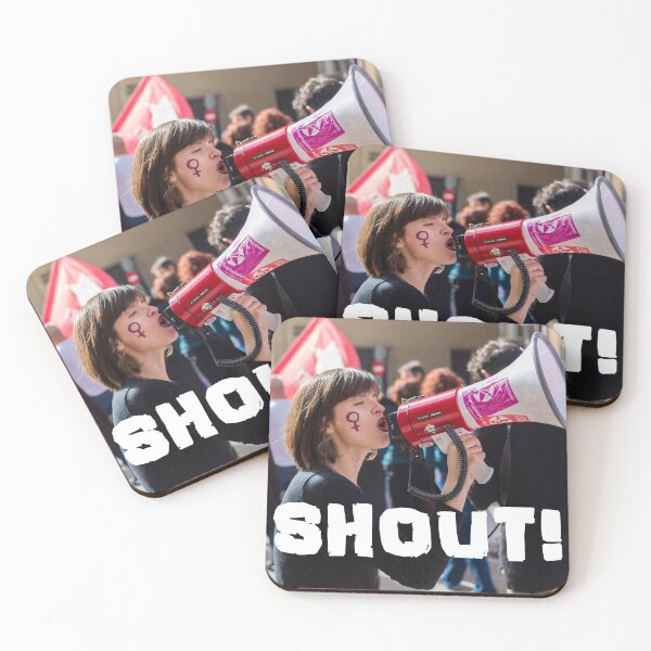 Item preview, Shout! White designed and sold by StephenPower.