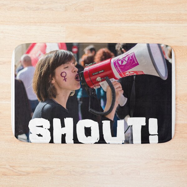 Item preview, Shout! White designed and sold by StephenPower.