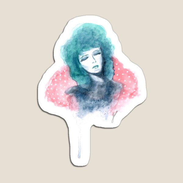 Item preview, Inspired by the Rockabilly 50s - Turquoise Haired Girl  designed and sold by NiDe.