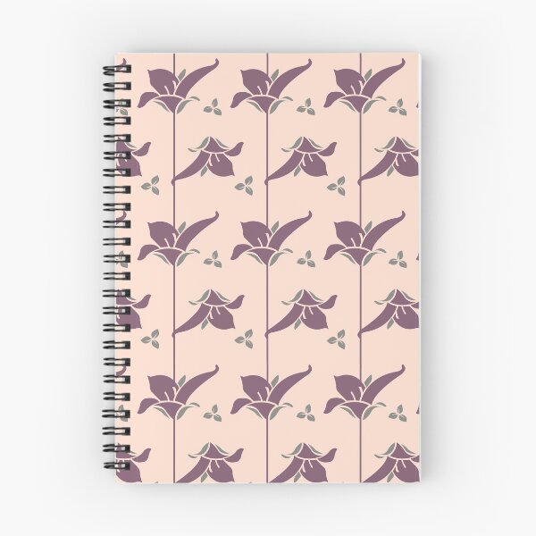 Aperçu de l'œuvre Fleurs de trille en prune et gris créée et vendue par 7SistersGraphX.