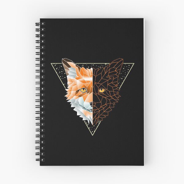Item preview, fox polygon type geometric wild animal triangle designed and sold by redshirtz.
