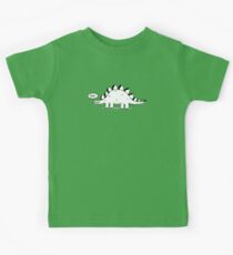 Camiseta para niños Stegosaurus de dibujos animados