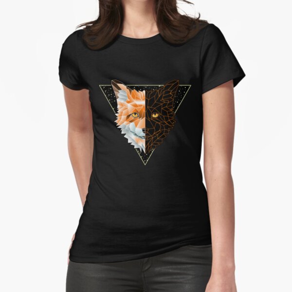 Polygonal fox t shirt design #AD , #fox, #shirt, #design, #Polygonal