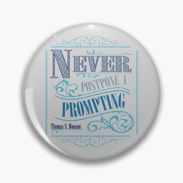 Item preview, Never postpone a prompting designed and sold by Heather Walton.