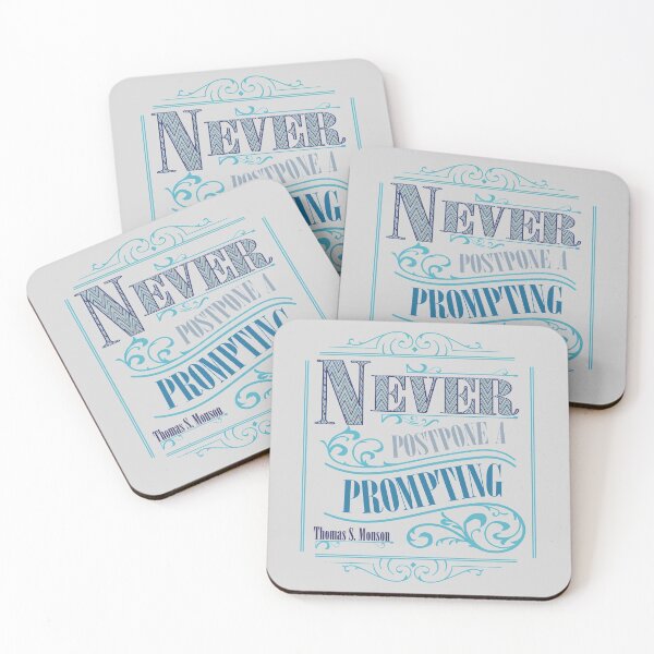Item preview, Never postpone a prompting designed and sold by Heather Walton.