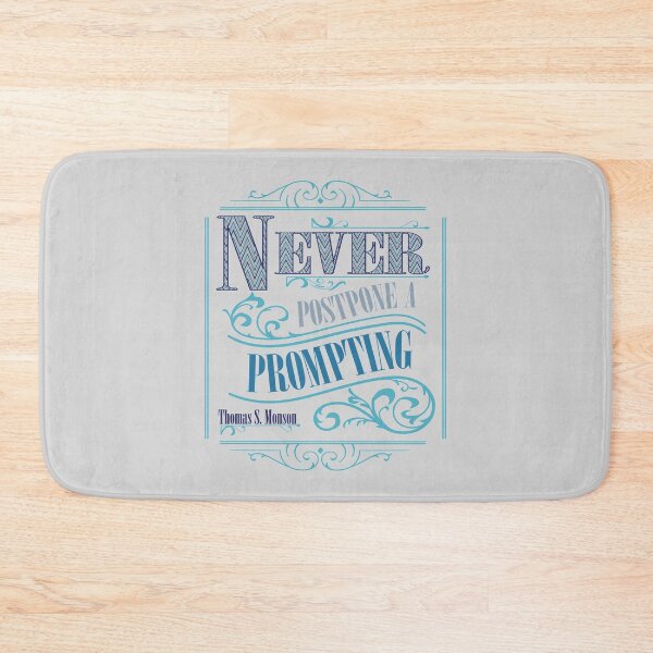 Item preview, Never postpone a prompting designed and sold by Restored Gospel Boutique .
