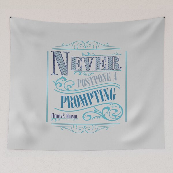 Item preview, Never postpone a prompting designed and sold by Heather Walton.