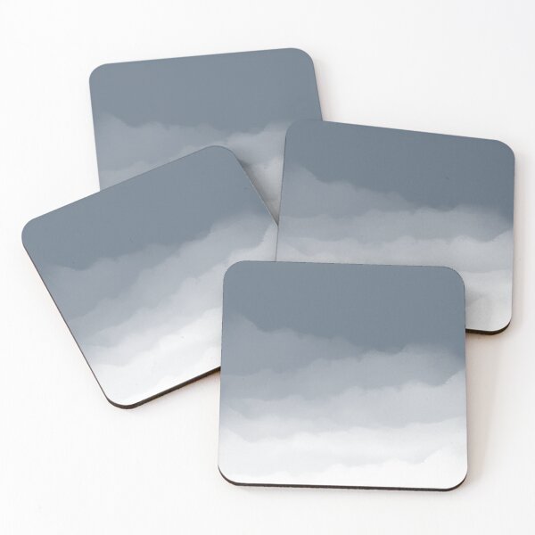 Item preview, Slate Blue Watercolor Ombre (slate gray/blue and white) designed and sold by Design Minds Boutique.