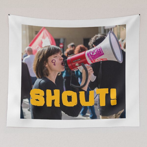 Item preview, Shout! Yellow designed and sold by StephenPower.