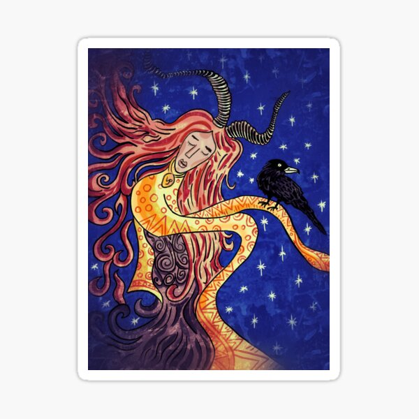 Sabbatic Priestess Sticker