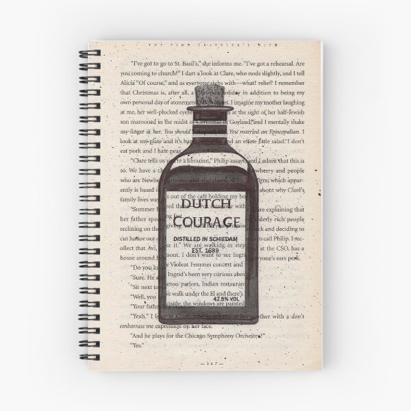 Item preview, Dutch Courage, Booze / Liquor Painting / Illustration,  Gin Print, Vintage Book Page Print, Gin  Wall Art & Gifts  designed and sold by R Bex.