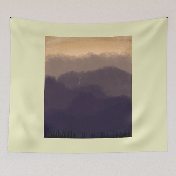 Item preview, Clear Sunset in the Mountains designed and sold by luchik-and-co.