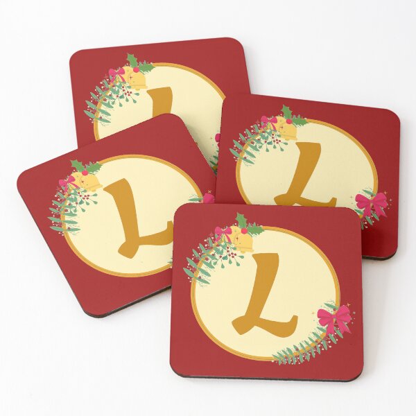 Item preview, Christmas initial Monogram letter L designed and sold by crikz.