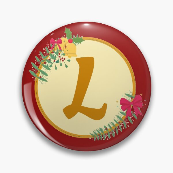 Item preview, Christmas initial Monogram letter L designed and sold by crikz.