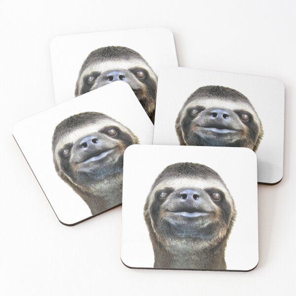 Item preview, smiling sloth designed and sold by 1001karte.